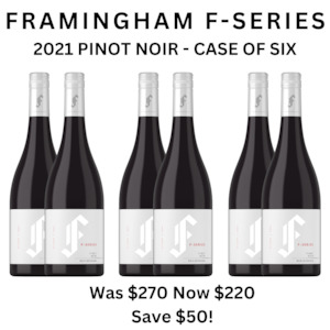 Wine: 2021 F-SERIES Pinot Noir - Case of six - Save $50