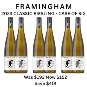 2023 Framingham Classic Riesling - Case of Six - Save $40