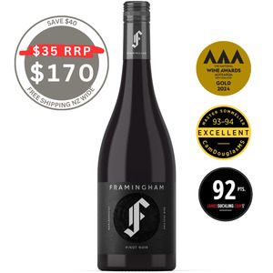 2022 Framingham Pinot Noir - Wine Club Deal - Save $40 on 6 bottles + Freight Free