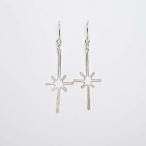 Starlight earrings by Zoë Lovell-Smith made in Christchurch, New Zealand
