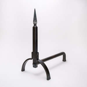 Fireside: Fire dog hand forged in Darfield, New Zealand