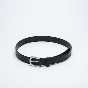 Leather belt in black or brown, made in Ōtautahi, New Zealand