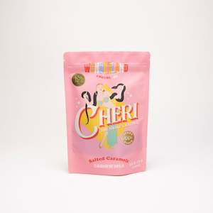 All: Cheri salted caramel chews by Wonderland made in Wellington, Aotearoa