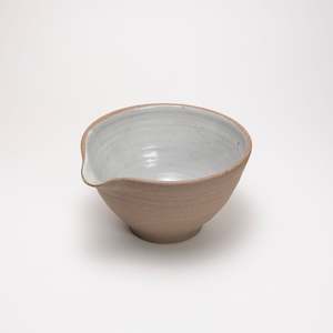 Under 100: Pouring bowl by Driving Creek Pottery made in the Coromandel, Aotearoa