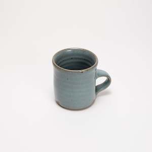 Under 50: Espresso cup by Driving Creek Pottery made in the Coromandel, Aotearoa, two colours