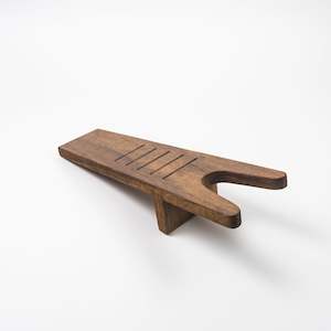 Boot jack made by Steve Marcham in Christchurch, New Zealand
