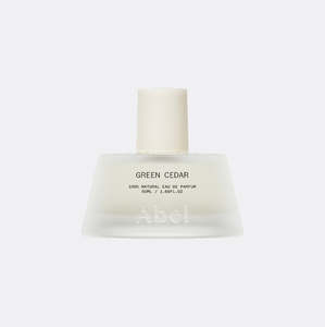 Green Cedar eau de parfum by Abel, two sizes