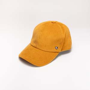 Corduroy baseball cap by Hills Hats made in Wellington, Aotearoa