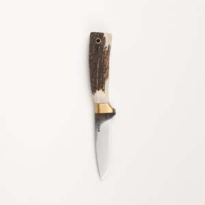 All: Bird and trout knife with stag antler handle by Svord made in Waiuku, Aotearoa