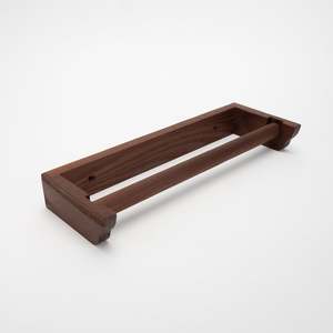 All: Paper towel holder by Emile Drescher made in Auckland, Aotearoa