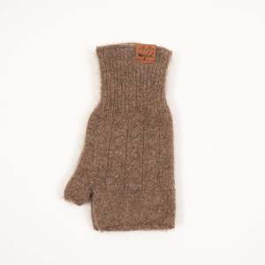 Pihepe fingerless mittens by Wyld made in Dunedin, Aotearoa