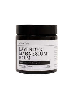 Lavender magnesium balm made in Mount Maunganui, New Zealand
