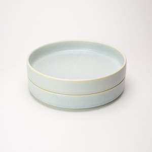 All: Stacking deep plate by Temuka Pottery made in Palmerston North, Aotearoa