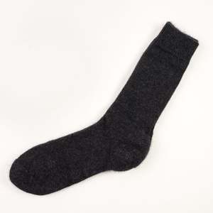 Charcoal possum and merino socks by Noble Wilde made in Christchurch, Aotearoa