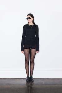 LONG SLEEVE TEE - BLACK