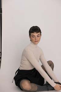 Essence Fine Turtleneck - Ivory
