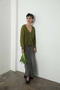 Cardigans 1: Mist Cardigan - Peridot Green