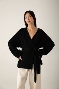 Products: Luna Wrap Cardigan - Black