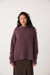 Campfire Raglan Knit - Orchid