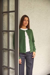 Products: Dusk Cardigan - Herb Green
