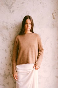 Knits Sweaters: Doll's Jumper - Brown Sugar