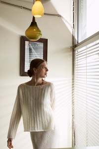 Products: Droplet Knit - Ivory