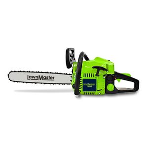 Chainsaws: LawnMaster 52cc 2-Stroke Petrol Chainsaw