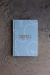 2024 Weekly Planner | Scribble Blue