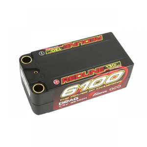 Gens Ace Redline 6100mAh 2S 7.4v Shorty Drag Race Lipo