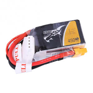 Tattu 450mah 3S 11.1v 75c Lipo - XT30