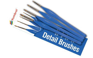 Paint Brushs: Humbrol Detail Brush Set (4)