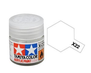 Tamiya Acrylic: Tamiya X22 Acrylic 10ml Clear
