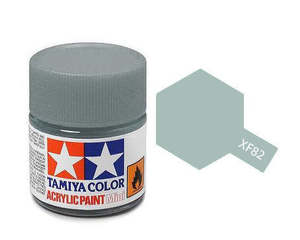 Tamiya Acrylic: Tamiya XF82 Acrylic 10ml Ocean Grey 2 (R
