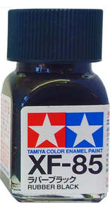 Tamiya XF-85 Enamel 10ml Flat Rubber Black
