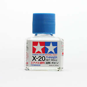 Tamiya X-20 Enamel 40ml Enamel Thinner