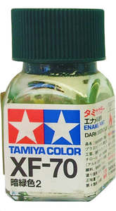 Tamiya XF-70 Enamel 10ml Flat Dark Green