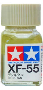 Tamiya Enamel: Tamiya XF-55 Enamel 10ml Flat Deck Tan