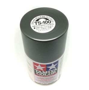 Tamiya Ts Spray Paints: Tamiya TS-100 Semi Gloss Bright Gun Metal