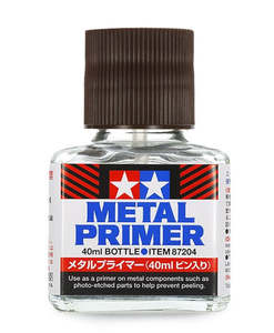 Primers Clear Coats: Tamiya Brush on Metal Primer 40ml