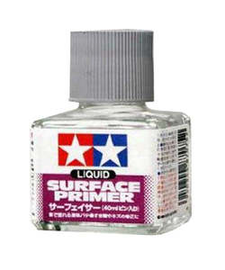 Primers Clear Coats: Tamiya Liquid Surface Primer Gray 40ml