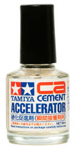 Super Glue: Tamiya CA Accelerator 10ml