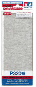 Tamiya Finishing Abrasive P320 X 3