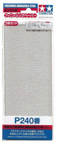 Sand Paper: Tamiya Finishing Abrasive P240 X 3