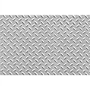 Other Modelling Accessories: JTT O-Scale Diamond Checker Plate Plastic Sheet (2)