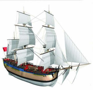 Wooden Sailing Ships: Billing Boats 1:50 HMS Endeavour 514