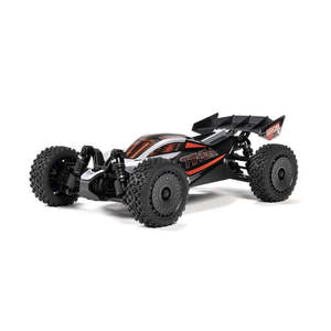 Micro Rc Cars 1 12 To 1 24: TYPHON GROM 223S BLX Brushless 4X4 Small Scale Buggy RTR, Silver by ARRMA (Requires Battery and Charger)