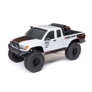 Buggy 1: Axial 1/10 SCX10 III Base Camp 4X4 Rock Crawler Brushed RTR, White