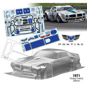 Team C 1:10 1971 Pontiac Firebird Clear Body