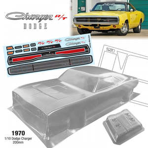 Bodys: Team C 1:10 1970 Dodge Charger Clear Body