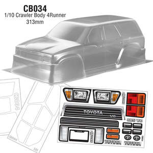 Bodys: Team C 1/10 Crawler Body Toyota 4Runner